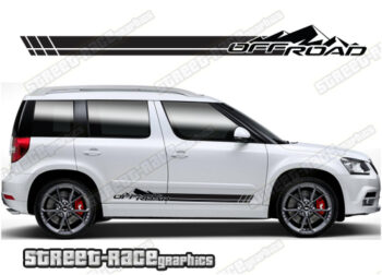 Skoda Yeti 064 - off road racing stripes
