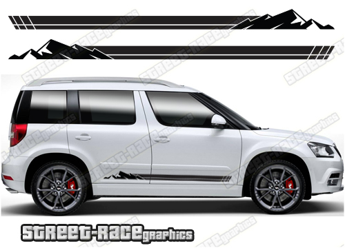 Skoda Yeti 069 - 4x4 racing stripes