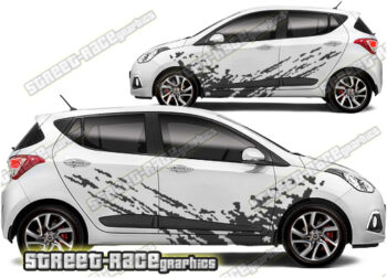 Hyundai i10 large graphics 003 - Mud splatter