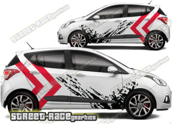 Hyundai i10 large graphics 004 - Mud splatter