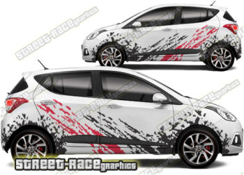 Hyundai i10 large graphics 016 - Mud splatter