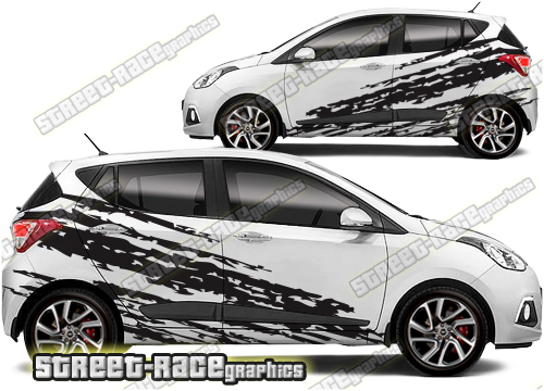Hyundai i10 large graphics 019 - Ripped