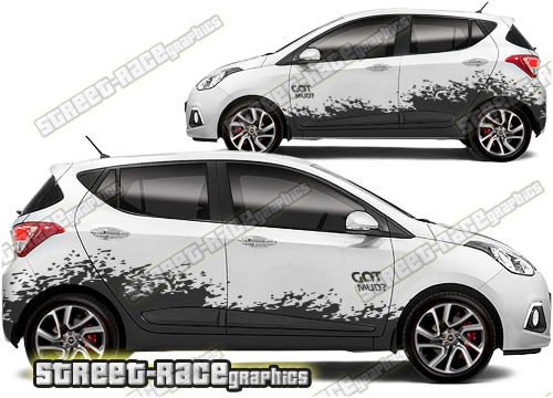 Hyundai i10 large graphics 034 - Got Mud