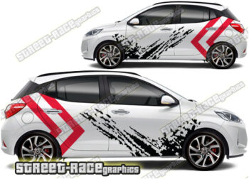 Hyundai Grand i10 large graphics 004 - Mud splatter