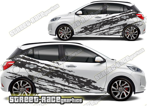 Hyundai Grand i10 large graphics 019 - Ripped