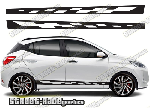 Hyundai Grand i10 racing stripes 005