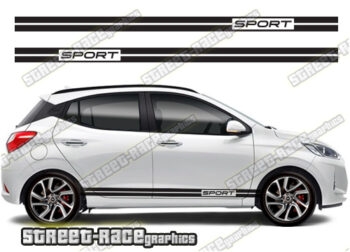Hyundai Grand i10 racing stripes 006