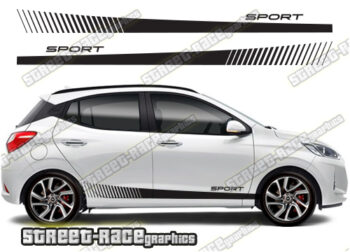 Hyundai Grand i10 racing stripes 011