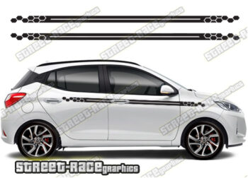 Hyundai Grand i10 racing stripes 013