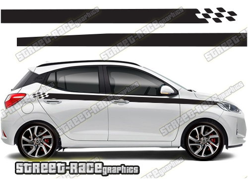 Hyundai Grand i10 racing stripes 014