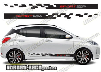 Hyundai Grand i10 racing stripes 015