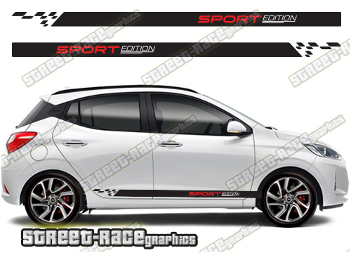 Hyundai Grand i10 racing stripes 016