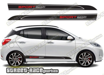 Hyundai Grand i10 racing stripes 018