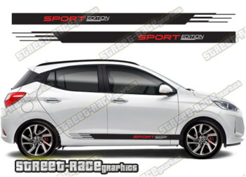 Hyundai Grand i10 racing stripes 019