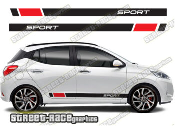 Hyundai Grand i10 racing stripes 025