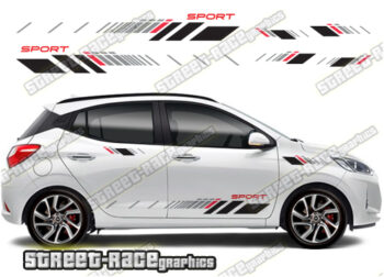 Hyundai Grand i10 racing stripes 031