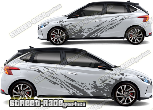Hyundai i20 large graphics 003 - Mud splatter