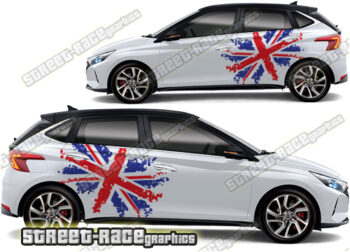 Hyundai i20 large graphics 025 - UNION JACK