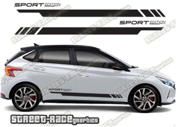 Hyundai i20 racing stripes 002