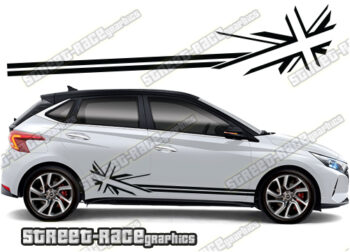 Hyundai i20 racing stripes 003