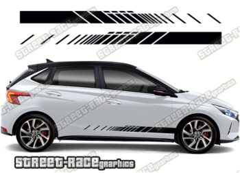 Hyundai i20 racing stripes 008