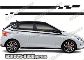Hyundai i20 racing stripes 012