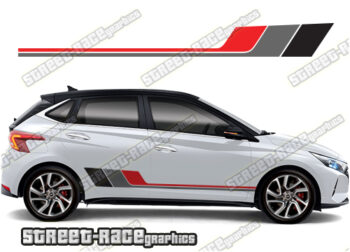 Hyundai i20 racing stripes 030