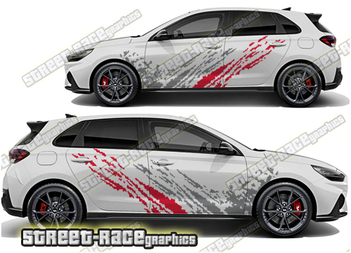 Hyundai i30 large graphics 002 - Mud splatter