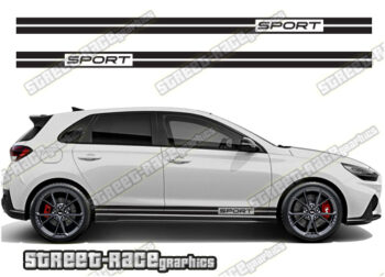 Hyundai i30 racing stripes 006