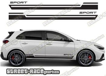 Hyundai i30 racing stripes 009