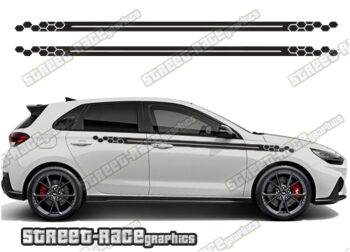 Hyundai i30 racing stripes 013