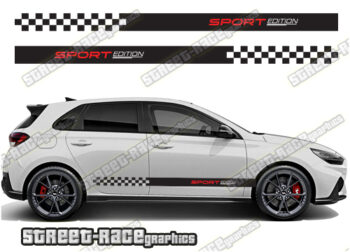 Hyundai i30 racing stripes 017