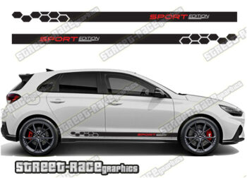 Hyundai i30 racing stripes 020
