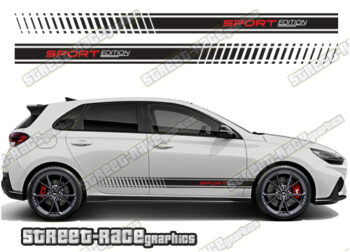 Hyundai i30 racing stripes 021