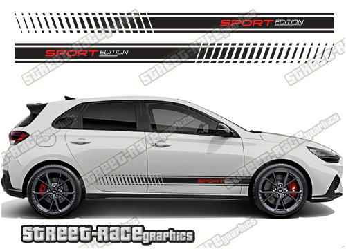 Hyundai i30 racing stripes 021