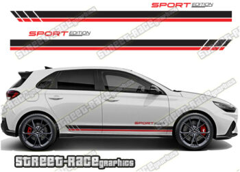 Hyundai i30 racing stripes 022