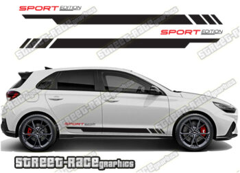 Hyundai i30 racing stripes 023