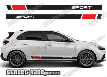 Hyundai i30 racing stripes 025