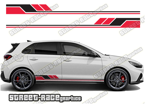 Hyundai i30 racing stripes 027