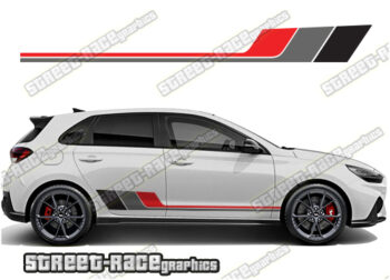 Hyundai i30 racing stripes 030
