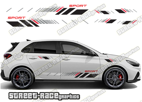 Hyundai i30 stickers 031