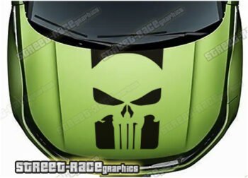 Land Rover bonnet / hood graphics 004 - PUNISHER