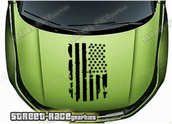 Land Rover bonnet / hood graphics 023 - USA FLAG