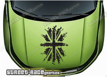 Land Rover bonnet / hood graphics 024 - UK FLAG