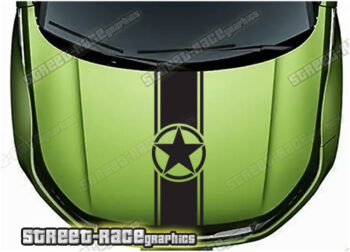 Land Rover bonnet / hood graphics 029 - USMC