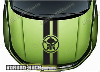 Land Rover bonnet / hood graphics 031 - PUNISHER