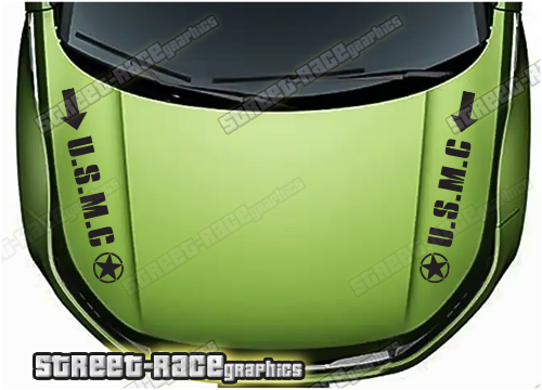 Land Rover bonnet / hood graphics 043