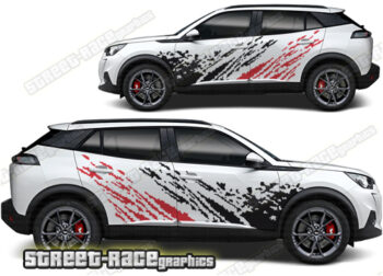 Peugeot 2008 001 - mud splatter graphics