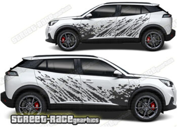 Peugeot 2008 002 - mud splatter graphics