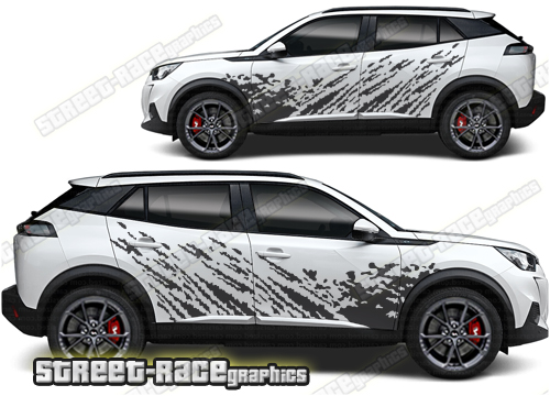 Peugeot 2008 002 - mud splatter graphics